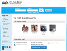 Tablet Screenshot of fifehighschool.org